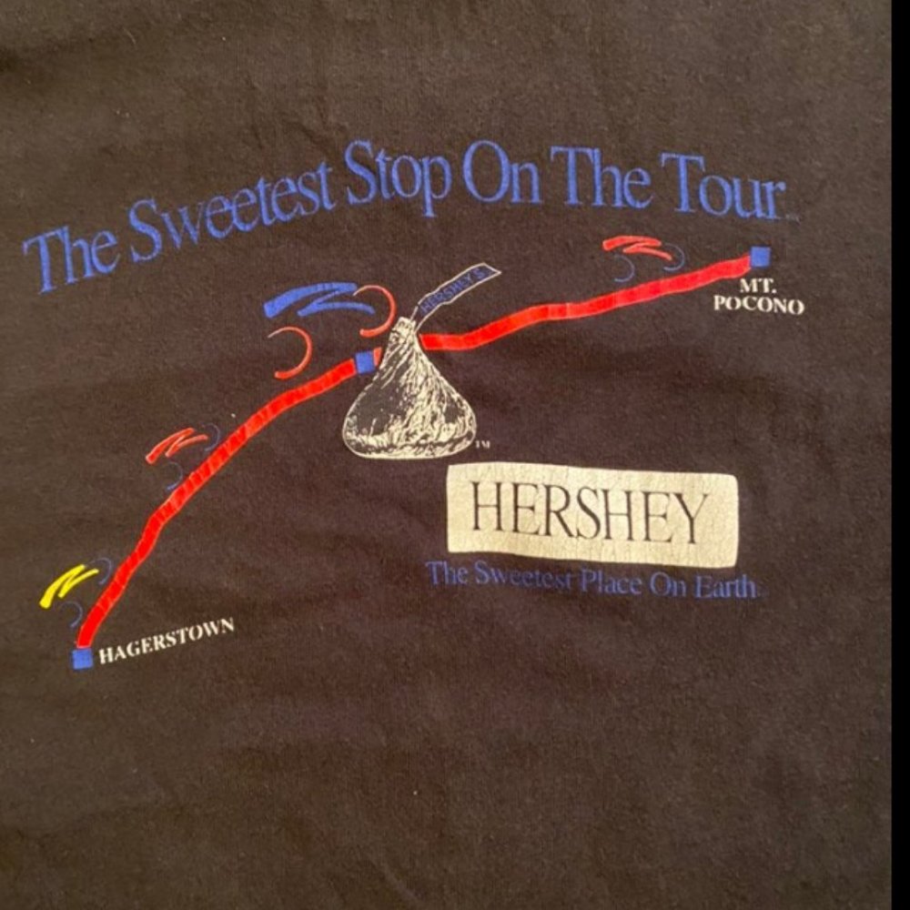 Vintage 1992 tour du pont hershey single stitch - Picture 3 of 4